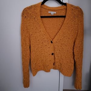Yellow American Eagle Cardigan